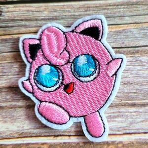 Jigglypuff Cute Fairy Type Pokemon Video Game Iron On Patch